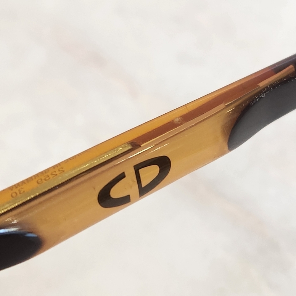 Vintage 1970s Dior 2259 30 Sunglasses OPTYL Red Frames GERMANY O-124 - Picture 9 of 16